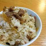 絶品☆牛肉とごぼうのしぐれ煮混ぜご飯